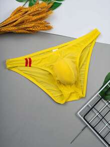 6pcs Men's Underwear, Men's Briefs, Simple Solid Color Random Fashion Men's Basic Triangle Briefs, Quick Dry, Soft, Skin-Friendly