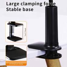 An Adjustable Long Gooseneck Phone Stand - Carbon Steel Lazy Stand, With A 360° Rotatable Clip, Suitable For Watching Videos On The Bed Or Table - No Battery Required Compatible With IPhone, Android Phone, Gift For Birthday, Family, Friends 360 Degree Rotating, Bed Lazy Stand, Phone Holder