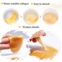 10/6/2pcs Hyaluronic Acid Eye Masks, Collagen Eye Masks, Gold Deep Moisturizing Eye Masks, Gold Collagen Hydrogel Eye Pads, Eye Contour Stickers, Beauty Tools And Supplies, Lash Extension Kits, Collagen Eye Patches - Hydrating And Moisturizing, Aloe Vera Non-Alcohol Crystal Face Mask