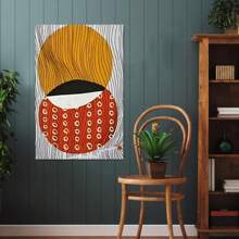 1pc/3pcs Set Modern Bohemian African Art Canvas Posters,Vibrant On Canvas Wall Arts,For Bedroom, Living Room, Hallway,Hotel, Apartment, Studio Wall Decoration,Ideal Summer Gift For Art Lovers And Boho Fashion Enthusiasts,NO Frame/Framed