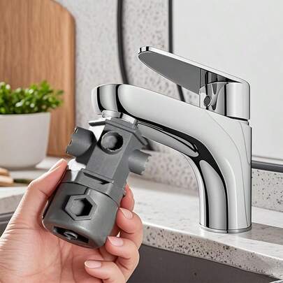 16 英寸 1 合 1 水龙头起泡器扳手套装，专为厨房和浴室水龙头出水阀芯设计，多功能拆卸工具，用于水龙头维修