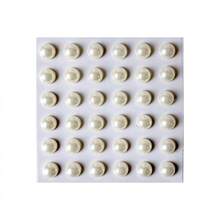 Assorted Sizes White Pearl Stickers, 3D Decoration Stickers, Makeup Rhinestone Stickers, Rhinestones Crystal Craft Stickers, Party Makeup Supplies, Can Be Used To Decorate Hair, Body, Nails, Phone Cases, DIY Pendants School Supplies, Back To School - Multicolor - View 13