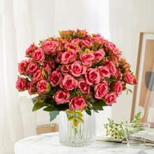 1/3PCS Artificial Flowers-Silk Rose, Fake Plants, Home, Dining Room, Living Room, Outdoor Garden Decoration,Mother's Day Gifts, Birthday Bifts, Graduation Season Gifts, The Art Of Inserting Flowers, Photography Props, Autumn, Spring, Vase, Flower Wall, Flower Wreath, Bridal Bouquet, Wedding Decoration, DIY Flower Wreath Materials, Birthday Party Decoration Materials, Home Decoration Accessories, Valentine's Day.