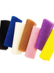 1pc/2pcs African Net Exfoliating Sponge, Stretchable Body Scrubber For Back Scrubbing, Easily Removes Dead Skin, Dirt, Grease And Impurities, Unclogs Pores - Multicolor - View 7