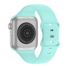 Correa de silicona deportiva compatible con bandas de de 40mm, 38mm, 41mm, 44mm, 45mm, 42mm, 49mm para mujeres y hombres, pulsera suave resistente al agua, correa de repuesto deportiva para bandas de Series 9, 8, 7, 6, 5, 4, 3, 2, 1, SE, Ultra