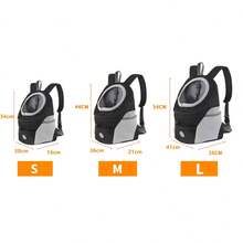 NetHong Pet Dog Carrier Puppy Keep Travel Mesh Backpack Front Travel Ourdoor Portable Shoulder Bag - Black - View 6