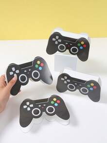 6 قطع/مجموعة صندوق هدايا بموضوع ألعاب الفيديو، صندوق حلوى بنمط وحدة التحكم، إمدادات حفلة عيد ميلاد بموضوع ألعاب، ديكورات حفلة الكشف عن نوع الجنين، ديكورات حفلة زفاف، إمدادات حفلة زفاف، ديكورات عيد ميلاد، ديكورات حفلة - لوحة الألعاب - مشاهدة 9