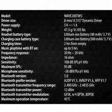 JBL Auriculares inalámbricos intrauditivos JBL Wave 200TWS originales, sonido de graves profundos JBL, Bluetooth 5.0, TWS deportivos JBL W200TWS True Wireless