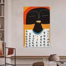 1pc/3pcs Set Modern Bohemian African Art Canvas Posters,Vibrant On Canvas Wall Arts,For Bedroom, Living Room, Hallway,Hotel, Apartment, Studio Wall Decoration,Ideal Summer Gift For Art Lovers And Boho Fashion Enthusiasts,NO Frame/Framed