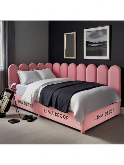 Kit Cabeceiras Estofadas Em L  Cama Box 45x20cm Nuvem - Todos os Tamanhos