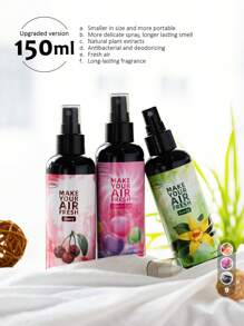 1 peça/2 peças, Aromatizador de Ar/Spray de Fragrância 9 Aromas, Fragrância para Casa/Carro/Roupas/Guarda-Roupas, Aromatizador Doméstico, Aromatizador de Banheiro, Fragrância Poderosa, Fragrância de Longa Duração, Remove Odores, Ar Fresco, Adequado para Decoração de Casa, Carro, Salas de Estar, Quartos, Banheiros, Salas de Estudo, Guarda-Roupas, Armários de Sapato, Armários, Salas de Animais de Estimação, Escritórios, Hotéis, Casamentos, Dia das Mães
