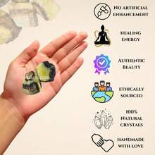 Local Shipping--  Healing Crystals, Stones, Healing Stones, Rock Collection, Agate, Raw Stones ,Crystals, Rocks, Jade, Crystals And Healing Stones(Labradorite, 2 Pcs) - Người theo thuyết Bảy Mươi - Xem 3