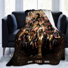 Weiche Flanell-Wolldecke mit Penrith Panthers Team Design - Gemütlich & warm für Wohnzimmer, Büro, Sofa Dekoration, Reisedecke für alle Jahreszeiten, vielseitiges Geschenk - 100% Polyester, gestricktes Material, Digitaldruck, "Team-Spirit"-Design Polyester-Wolldecke für alle Jahreszeiten