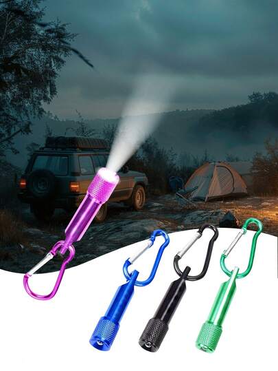 4pcs/1pc Mini LED Keychain Flashlight - Multicolor Mini Flashlight Keychain For Outdoor Camping, Hiking Gear And Emergency Lighting. Mini LED Flashlight Keychain - Multiple Colors Available, Super Bright Portable Keychain Flashlight, Powerful Keychain Light, Great Gift For Parties, Halloween, Thanksgiving, Christmas, Mother's Day And More - Holiday Gift | Keychain Gift Set