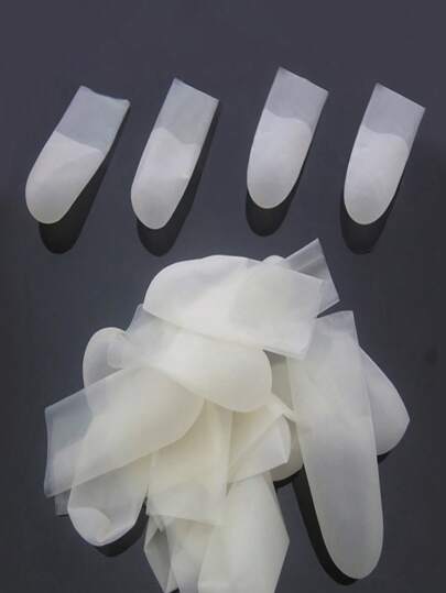 100pcs Disposable Finger Covers, Latex Finger Covers, Thickened High Elastic Rubber Finger Covers, Finger Protection, Finger Hygiene, Finger Care Home Pack Finger Covers