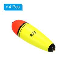 Fishing Slip Bobbers, EVA Fishing Float For Sea Fishing Freshwater - 黃色 0.7oz 4 件裝 - 查看 3