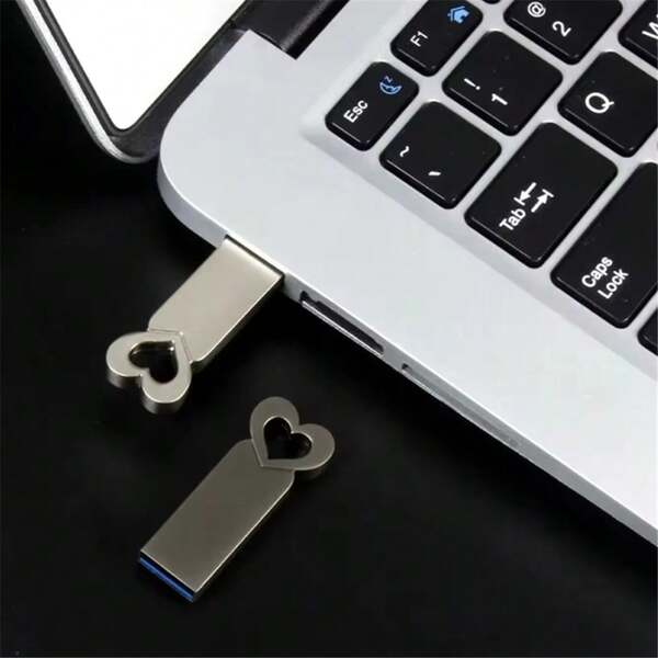 BIYETIMI Mini stick USB metalic, 64 GB, stick de memorie portabil de mare viteză, 32 GB, 128 GB, stick USB negru impermeabil