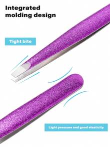 眉夹镊子，专业高精度不锈钢眉夹，眉夹斜口，用于面部毛发，毛发修剪，内生毛发去除。