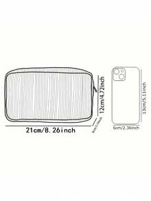 碎花图案化妆包，大容量化妆品收纳包，旅行便携化妆品收纳袋，化妆刷包，化妆品容器，化妆包，旅行必备，女士配饰，旅行用品 - 彩色 - 查看 6