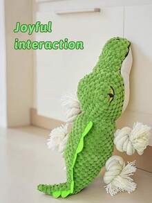 爱狗人士和狗妈妈爱吠叫玩具毛绒蜥蜴互动小狗玩具毛绒动物爱狗人士和狗妈妈爱毛绒玩具适合幼犬和小型、中型和大型爱狗人士和狗妈妈爱