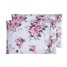 Single Sheet Set With 2 Pieces Printed Cotton Fabric With Elastic All Around And Pillowcase In Matchstick Stitch - Blanco - Ver 2