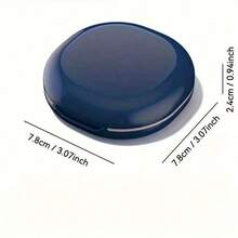 Portable Silicone Pill Case - Travel Pill Box With Multiple Compartments, Transparent Lid And Compact Design, Suitable For Daily Medication And Travel Essentials, Wallet Pill Box - Multicolor - View 3