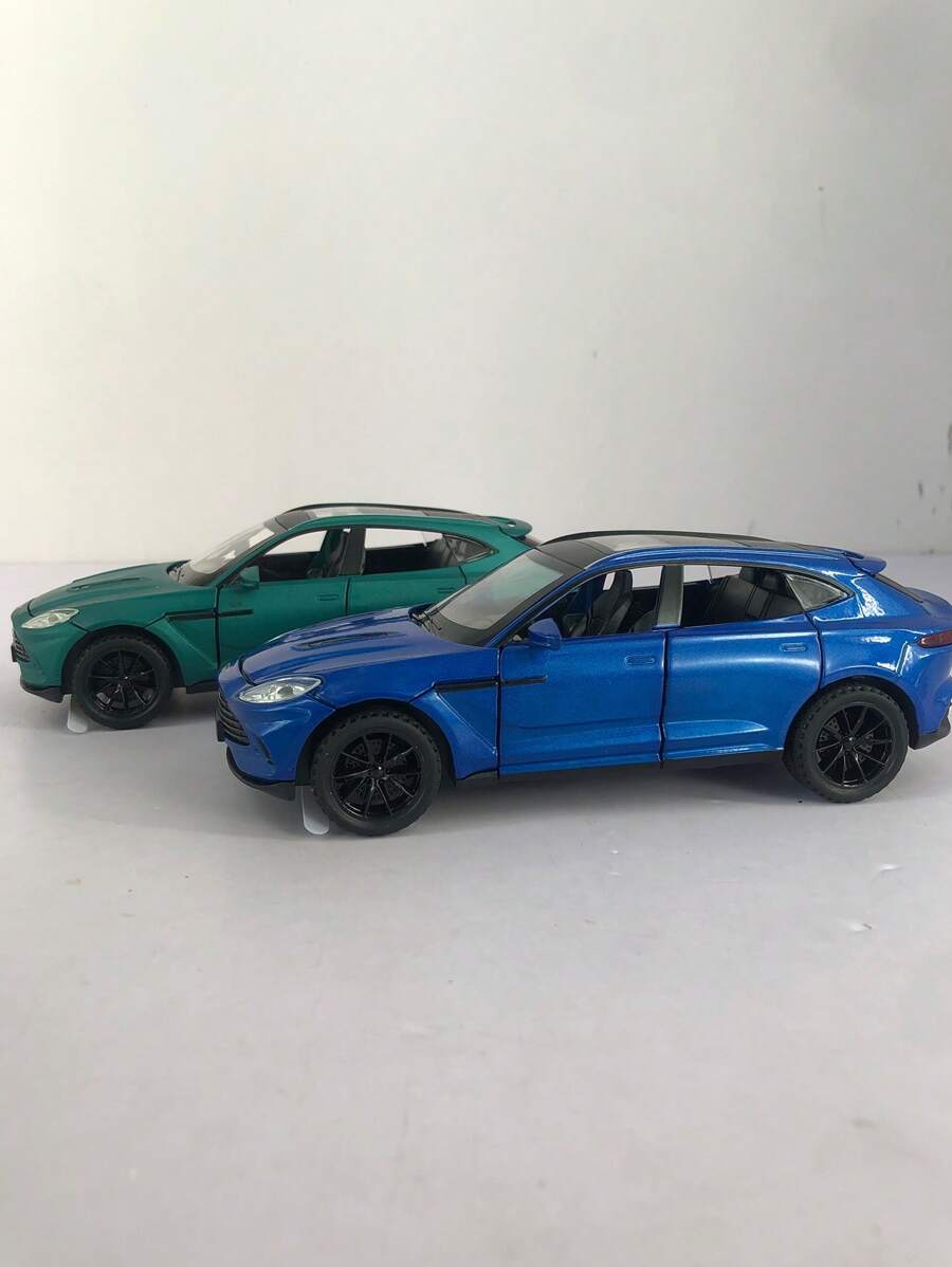 ESCBBXX 1pc Zinc Alloy Pressure Cast Die-Cast Sports Car Model Toy, 6.2inch Length X 2.56inch Width X 2.17inch Height, Realistic Sports Car Model Toy With Openable Doors/Trunk, Rolling Tires, Sound Effects And Lights, Suitable For Boys, Children Collection, Display, Model Toys, Holiday Gift