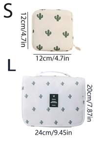 1pc Hanging Toiletry Bag, Bathroom Storage Bag, Toiletries Organizer, Cosmetic Storage Bag, Multi-Function Organizer Bag For Eye Shadow, Mirror, Eyeliner, Lip Gloss, Skin Care Products, Toothbrush, Toothbrush Cup, Soap, Shampoo, Comb, Watch, Mobile Phone, Necklace, Jewelry, Digital Product Storage, Travel Essentials, Holiday Organizer, Bathroom Essentials.
