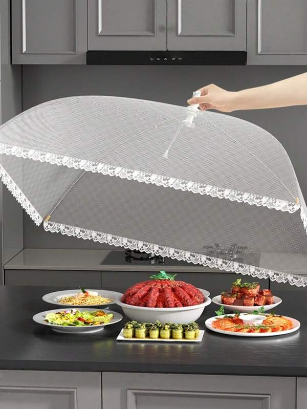 Protector de alimentos plegable y lavable con malla transpirable - Ideal para picnics al aire libre, mesas de comedor, fiestas de barbacoa, protección de cocinas y sobras, cocinas del hogar, suministros de picnic