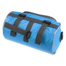 Bike Handlebar Bag Bike Triangle Frame Bag With Touch Screen Phone Holder Polyester Adjustable Waterproof Bicycle Front Storage Bag For Road Mountain Bikes - Blue - View 6