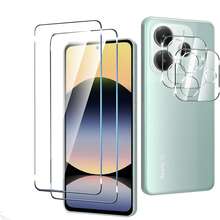 【2+2 片装】9H 硬度防刮钢化玻璃屏幕保护膜，适用于小米 14T Pro/14T、POCO F8 Ultra/F8 Pro、13/13T/14C、POCO X7 Pro、POCO M7 Pro、15、红米 Note 14 4G、红米 Note 14 5G、红米 15 5G、红米 15C 4G、15T/15T Pro - 無色 - 查看 22