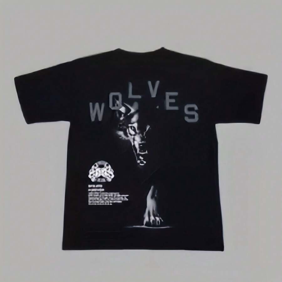 Darc Wolves Sport Oversized Men T-Shirts Fitness Bodybuilding Gym Short Sleeve Lightning Skull Tee Workout Men Darcs Wolf Shirts (4)220g Cotton Crew Neck Top With Gentle Be Yours Typography And Pastel Color Design,Subtle Y2K Meets Natural Style, I For Young Wo Seeking A Calm,Great Gift For A Gentle Soul,Casual Yet Elegant Daily Wear For Garden Walks, Coffee Dates, Art Museums, Or Reading Nooks - màu đen - Xem 1