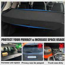 Retractable Cargo Cover For CRV Waterproof Non Slip SUV Rear Trunk Shielding Shade - Black CRV 2023 2024 - View 3
