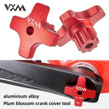 Bicycle Crank Cover Disassembly Wrench, High-Strength One-Piece Hollow Middle Axle Tool For Mountain And Road Bikes