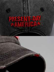 1 Piece1964 America Vintage Distressed Embroidered Baseball Cap For Men & Women - Breathable, Casual, Adjustable, UV Protection