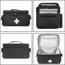 Bolsa de Armazenamento Médico Portátil, Kit de Primeiros Socorros para Casa, Viagens Ao Ar Livre, Acampamento, Aventura, Organizador Médico à Prova d'Água para Família, Escola, Escritório, Carro, Adequado para Suprimentos Médicos de Emergência