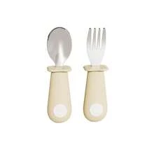 Cucharas y tenedores de acero inoxidable para bebé, utensilios de alimentación - Multicolor - Ver 7
