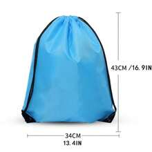 1件/5件/10件/15件万圣节圣诞节抽绳包、马拉松抽绳背包、活动包、抽绳袋、储物袋、运动篮球包、水壶套套装 - 彩色 - 查看 5