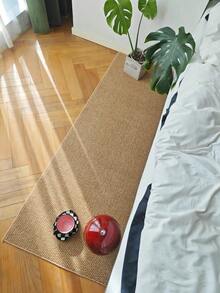 1 Pc Polyester Doormat, Machine Washable, Pineapple Design, Pet-Friendly, Scratcher For Cats, Textured Surface For Grip, Suitable For Entryway, Patio, Modern Decor, Shoe Mat, Welcome Mat, Outdoor Rug, Small Carpet, Dirt-Resistant, Vacuum Cleanable - Multicolor - View 2