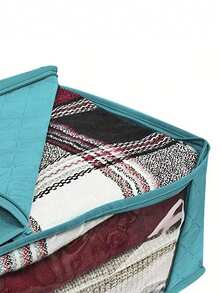 Foldable Storage Containers - Clothes Storage Bags With Lids And Handle For Organizing Bedroom Closet Clothing Comforter Organization And Storage, Ideal For Home, Bedroom, Dorm, Spa Wardrobes Under-Bed Storage