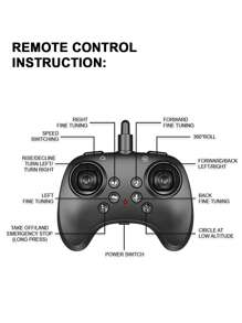 El avión de combate controlado por control remoto K479 ofrece la opción entre un control remoto con mando y un control remoto con sensor de gravedad. Está equipado con un sistema de ascenso/descenso con un solo toque, una función de giro de 360° y una función de vuelo en círculos.