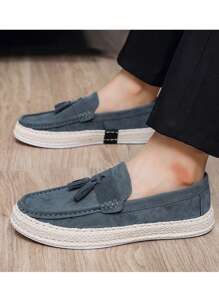 New Style Casual Loafers, Non-Slip Soft Sole Slip-On Driving Moccasins, Lightweight & Comfortable Fashion Sneakers For Men