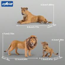 North American Forest Animal Figurines Educational Toy Cake Toppers,Realistic Jungle Animal Set, Christmas Birthday Gift For Kids Toddlers, Includes Elephant,Camel,Giraffe,Tiger Lion,Panda,Bear,Deer,Hippo,Rhino,Raccoon,Lynx,Wolf,Eagle,Beaver, Rabbit,Beaver,Bald Eagle, And More