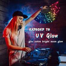 1 chiếc quạt Kung Fu lớn phát sáng unisex, quạt tre gấp gọn mát mẻ, thích hợp cho biểu diễn sân khấu, tiệc tùng, khiêu vũ. Cũng là món quà tuyệt vời cho các dịp lễ, sinh nhật, quà tặng Ngày của Mẹ, trang trí phòng ngủ, sân vườn, trang trí nhà bếp, mùa hè, bãi biển, đồ dùng cần thiết khi đi du lịch, trang trí phòng, đồ chơi mềm, quà tốt nghiệp. - Nhiều màu - Xem 7