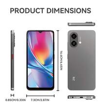 ZTE 中兴，智能手机，Blade A35e 银灰色，解锁，Android 14，（2GB RAM+4GB Fusion）+ 64GB ROM，5000mAh 电池，双 SlM 4G，4G LTE，全球版本 - 銀灰 - 查看 2
