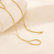 MBW Gold Bracelets Women, Dainty 14K Gold Plated Bracelet Stack Beaded Chain Bracelet Set Thin Small Cute Paperclip Bracelets Fashion Waterproof Jewelry Gold Accessories Women - HC GD2 - 查看 6