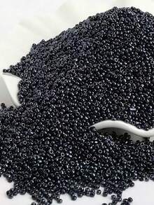 10g/Approx. 1000pcs, 0.36oz, 2mm Uniform Vintage Style Electroplated Beads, Suitable For DIY Jewelry Making And Embroidery Crafts - Multicolor - View 5