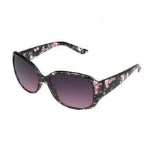 Sunsentials By Foster Grant Women's Oval Sunglasses, Floral - 1 - View 2