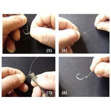 100-1000 件鱼钩 3-12# Iseni 高碳钢倒刺尖头鱼钩适用于咸水淡水钓鱼配件 - 彩色 - 查看 8