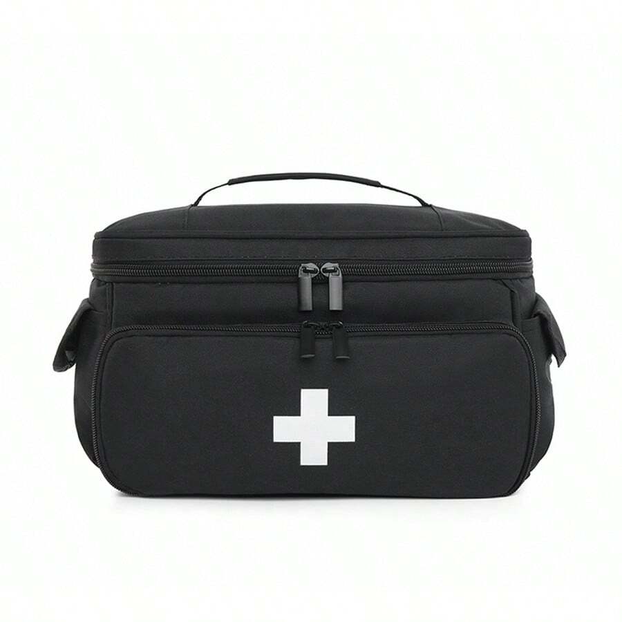 Bolsa de Armazenamento Médico Portátil, Kit de Primeiros Socorros para Casa, Viagens Ao Ar Livre, Acampamento, Aventura, Organizador Médico à Prova d'Água para Família, Escola, Escritório, Carro, Adequado para Suprimentos Médicos de Emergência